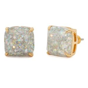 ♠️ Kate Spade Opal Glitter Square Stud Earrings